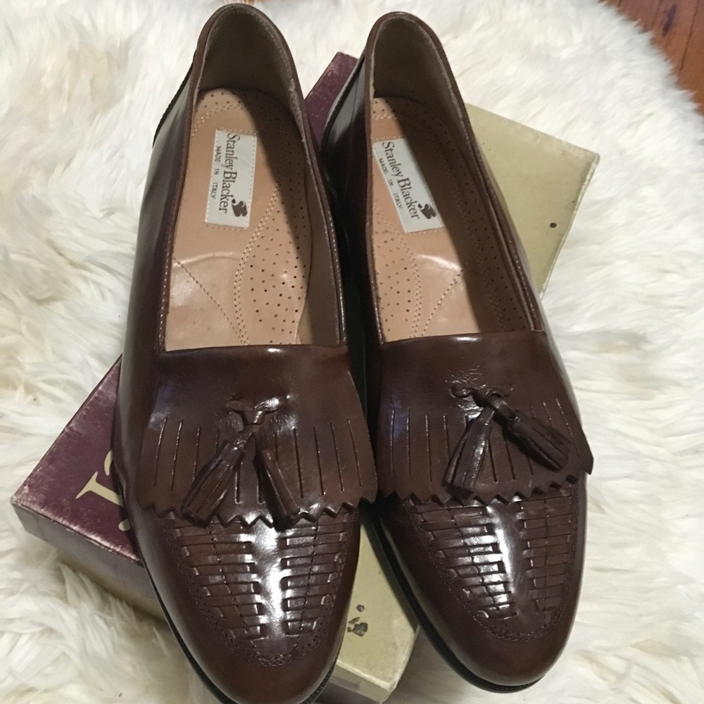 Brown Stanley Blacker Loafers